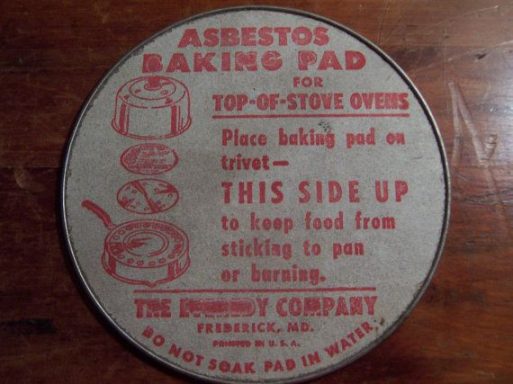 Asbestos Baking Pad